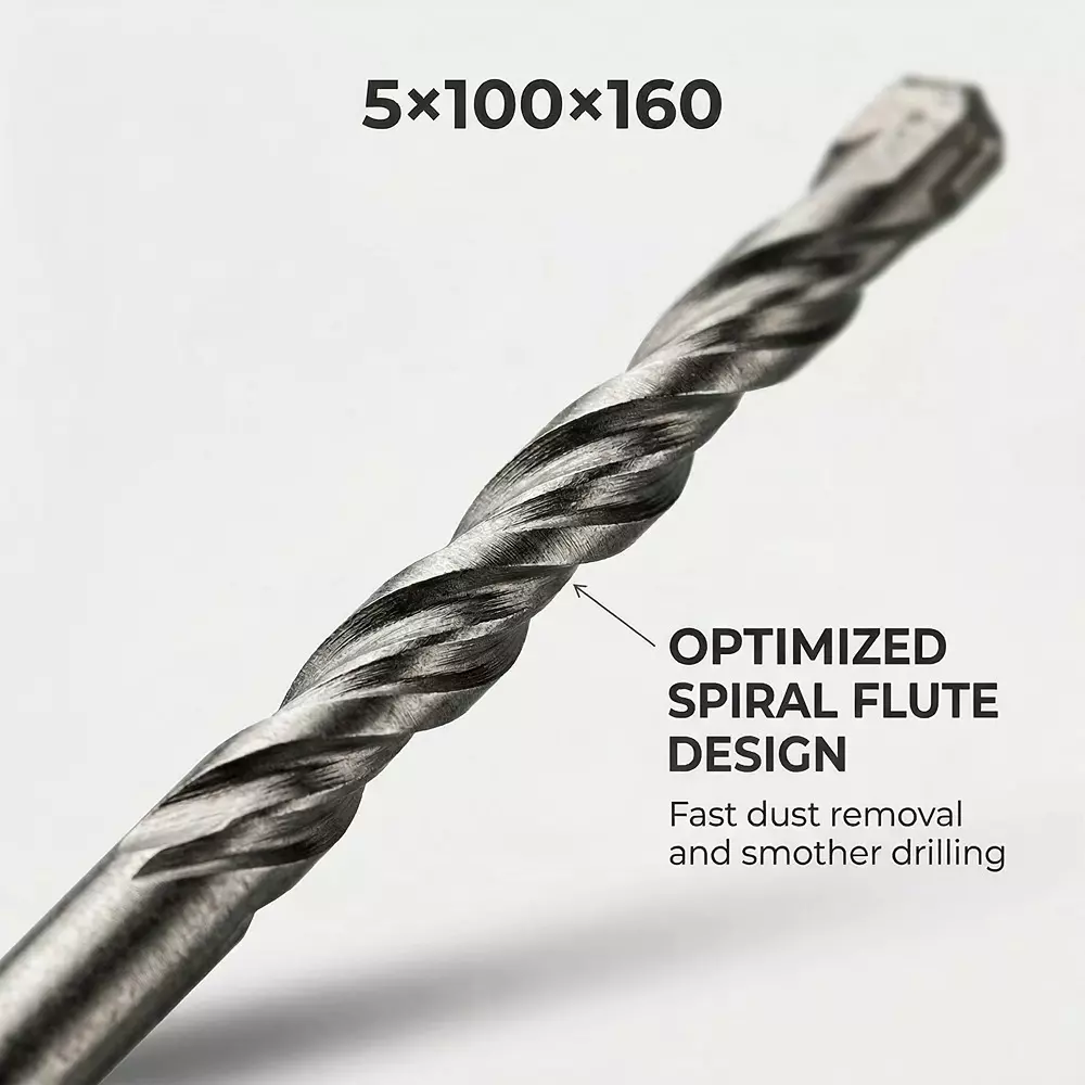 bharat-tools-sds-plus-drill-bit-5-mm-diameter-160-mm-total-length-tungsten-carbide-minus-tip-spiral-flute