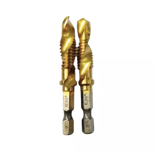 REZKA High Performance Taps With Tin Coated Tap and Drill Size M8