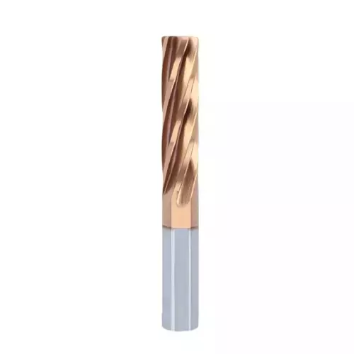 REZKA Spiral Flute Reamer Solid Carbide 55 HRC 40 Flute 2 mm Dia, 2 mm Shank Dia & 75 mm Total Length (Pack of 3 Pcs)