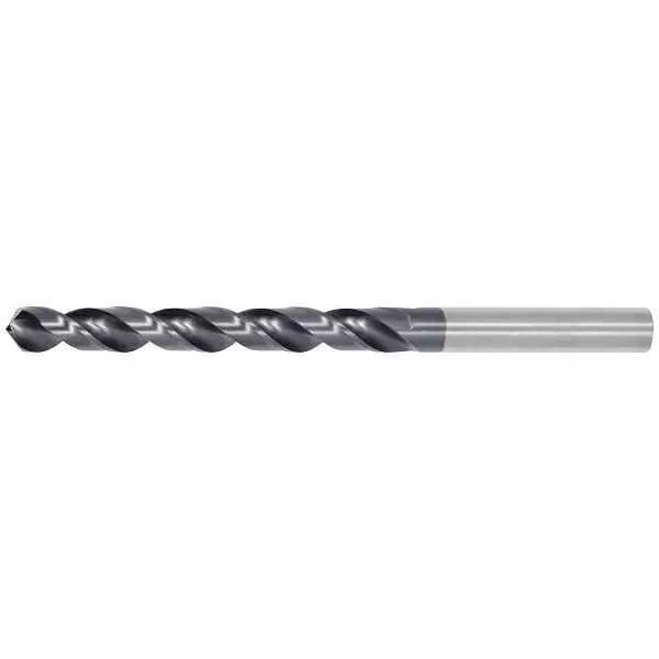Indian Tools 16.5 mm Nominal Diameter Jobber Drill Solid Carbide GP L/D 8 Type Ti(A)LN Coating 125 mm Flute Length and 184 mm Overall Length, KDJ01M16.50TLC