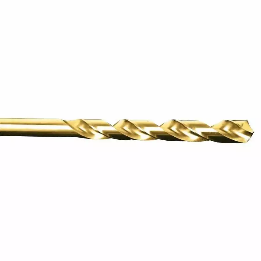 MIRANDA TOOLS HSS Drill Parallel Shank Gold Jobber Series (IS 5101 / DIN 338) M2 Grade, Size 17.50 mm (Pack of 10)