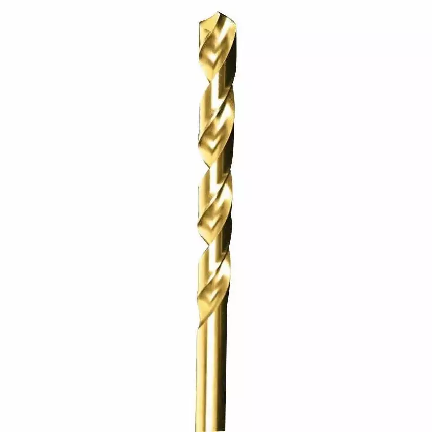 MIRANDA TOOLS HSS Drill Parallel Shank Gold Jobber Series (IS 5101 / DIN 338) M2 Grade, Size 17.50 mm (Pack of 10)