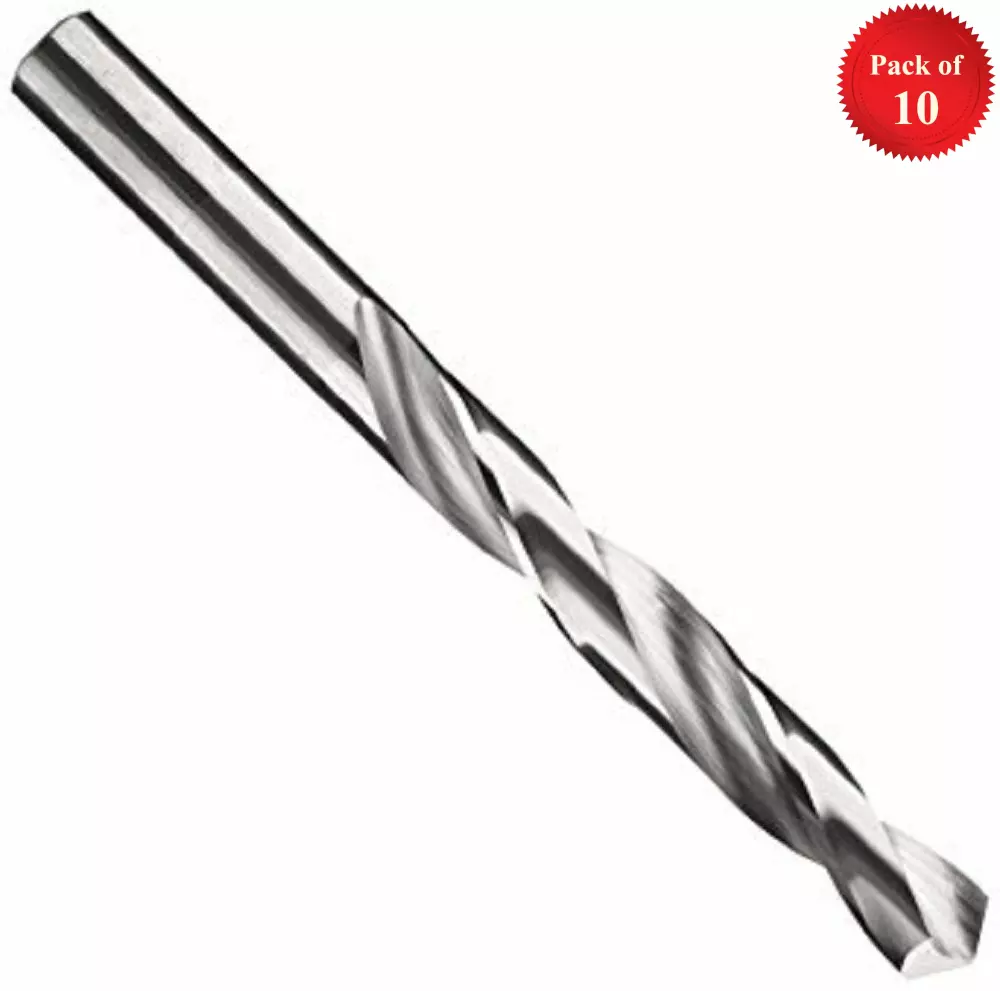 MIRANDA TOOLS HSS Drill Parallel Shank Super Jobber Series (IS 5101 / DIN 338) M35 Grade, Size 18.00 mm (Pack of 10)