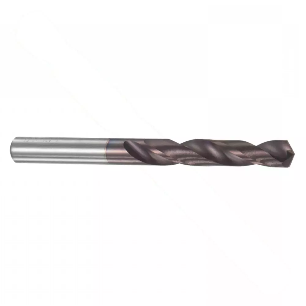 MIRANDA TOOLS Solid Carbide Jobber Drill ALTIN Coated, Diameter 9 mm and Overall Length 125 mm