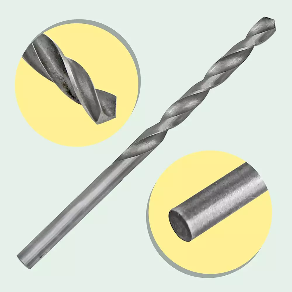 Cuthard Jobber Drill Straight Shank 94 mm (3.7 inch) Flute Length Black Oxide 142 mm (5.59 inch) Overall Length High Speed Steel, CH1080/2 (Pack of 2)