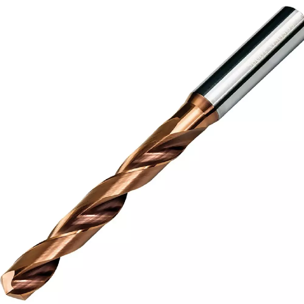 V3 VX3 Series Solid Carbide Through Coolant Drill TISINOS 65 HRC 15 mm Dia 133 mm Overall Length