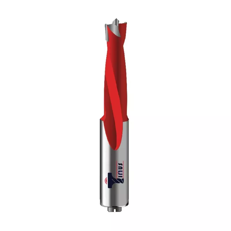 Timus TCT Multi Boring Bit (Dowell Drill) TTB.MB Left Rotation 35 mm Cutting Length x 70 mm Overall Length, TTB.MB.370L