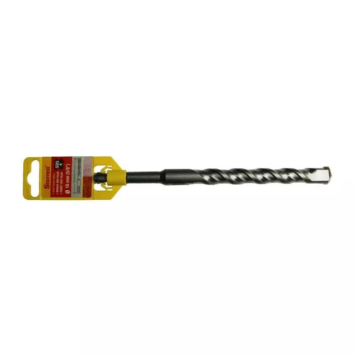 Starrett SDS Plus Series Carbide Tipped SDS Plus Drill Bit 16 mm Diameter 210 mm Overall, KBPS16C