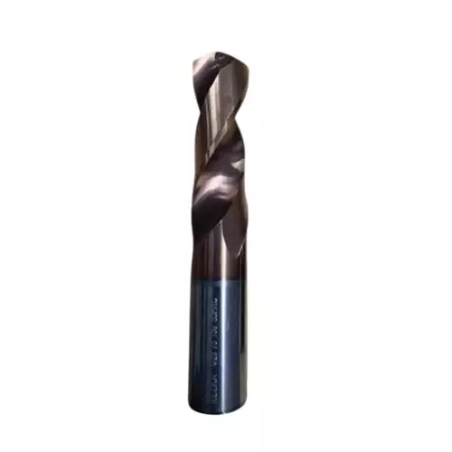 REZKA Stub Drill Solid Carbide 55 HRC 51 Flute 13.5 mm Dia, 13.5 mm Shank Dia & 102 mm Total Length