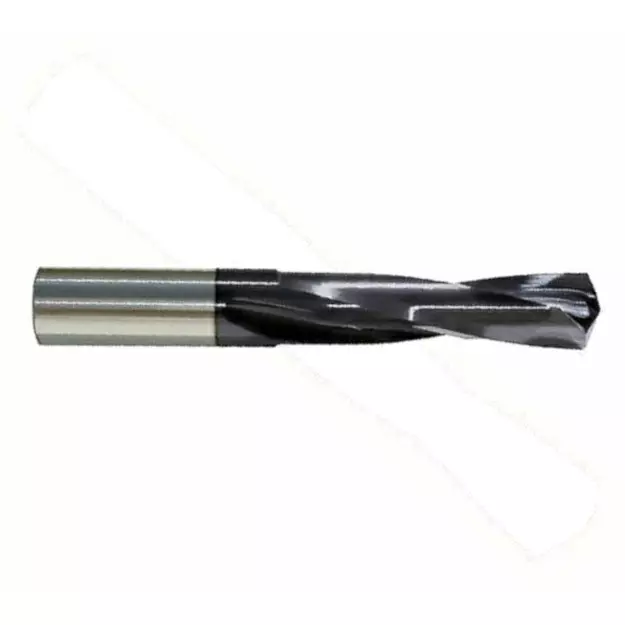 MIRANDA TOOLS Solid Carbide Stub Drill ALTIN Coated, Diameter 10.7 mm and Overall Length 95 mm