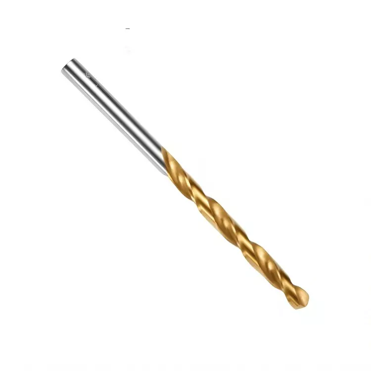 Indian Tools 2.44 mm Size HSS Twist Drill Parallel Shank Jobber Series M2 Grade Tin Coated (Pack of 10)