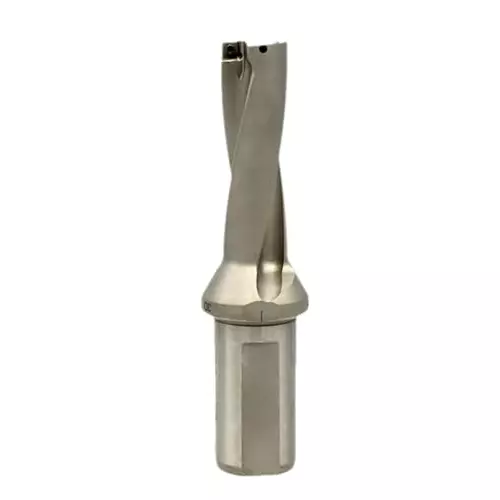 A.D INTERNATIONAL Indexable Insert U Drill Through Coolant 31.5 mm x 3D x 32 mm Weldon Shank with Free 10 Pcs Carbide Inserts, VS-YQZ9-LRL6