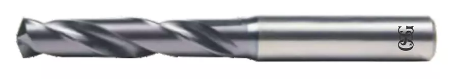 OSG 3115 Series Size 8.5x10x61 mm HPD 5D Solid Carbide Drill with WDI Coating & Oil Hole