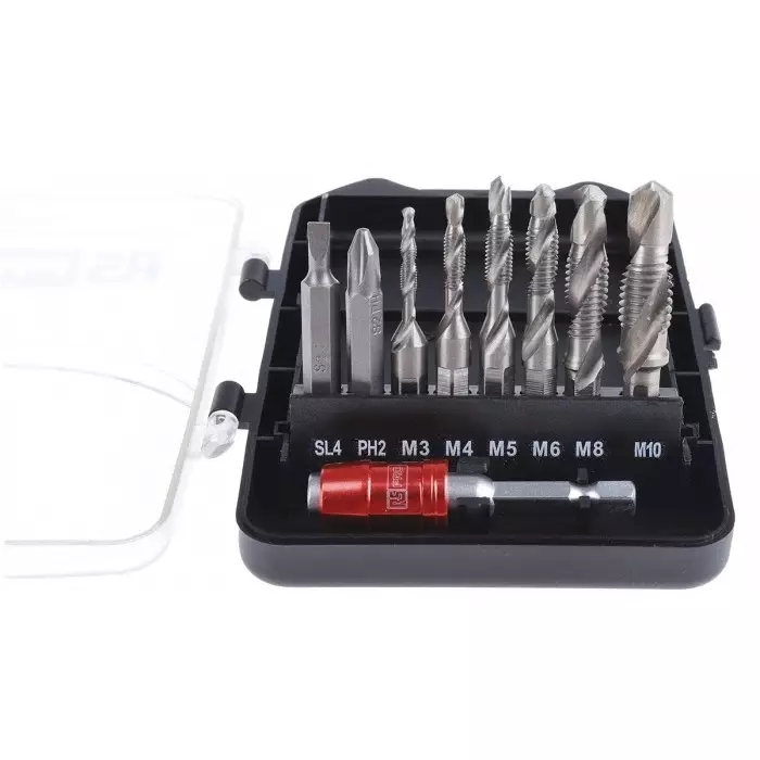 RS PRO HSS Spiral Flute Tap & Drill Set Model No 1807091