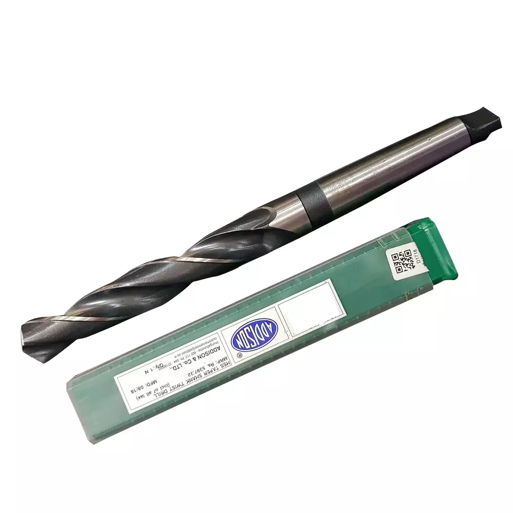 Buy Addison 52 mm x 950 mm HSS Extra Long Taper Shank Twist Drill (M2) from Industrybuying.com