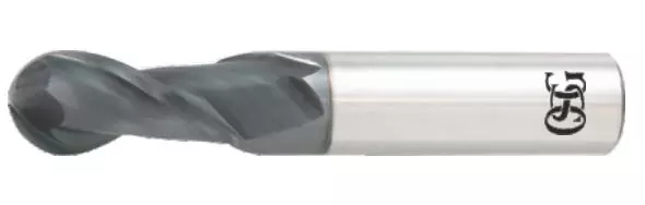 OSG 402BN Series 2x39x7mm Regular Carbide Ball Nose End Mill with HPL Coating 402-0787-BN11