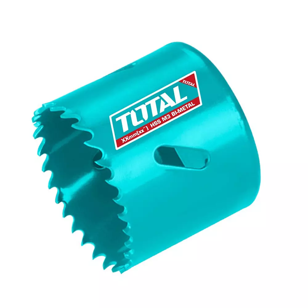 Total HSS Bi-Metal Hole Saw 44 mm (1-3/4 inch) Dia. 38 mm (1 1/2 inch) Cutting Depth, TAC410441