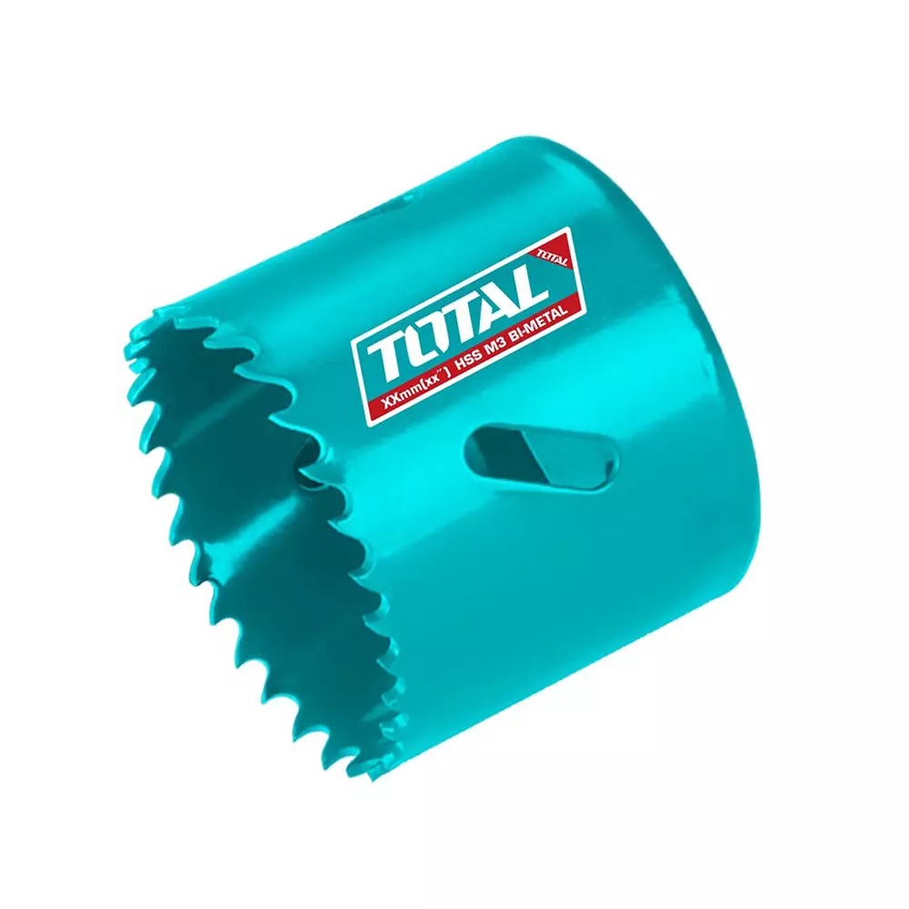 Total HSS Bi-Metal Hole Saw 57 mm (2-1/4 inch) Dia. 38 mm (1 1/2 inch) Cutting Depth, TAC410571