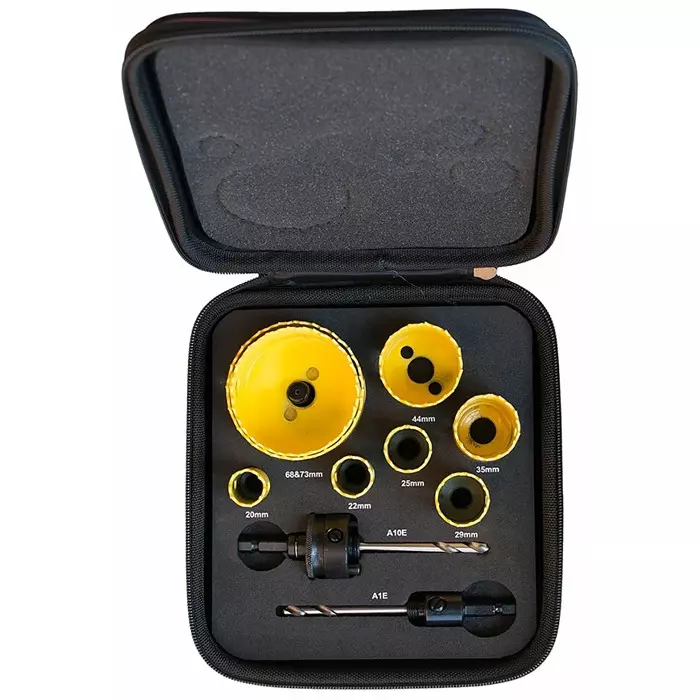 Starrett HSS 20 to 73 mm Hole Saw Set, KDP2000/6L