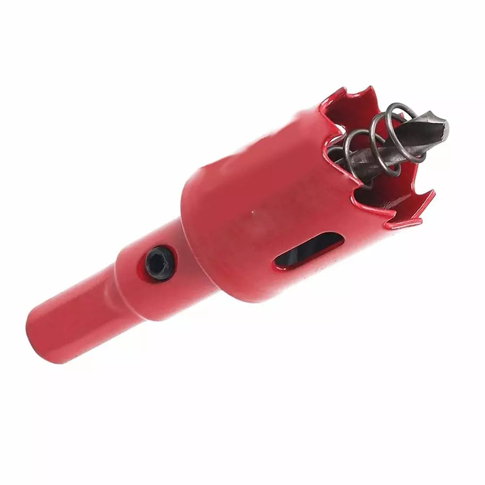 dy-tools-metal-hole-saw-cornhole-board-drill-bit-with-positive-rake-teeth-red-high-speed-steel-22-mm