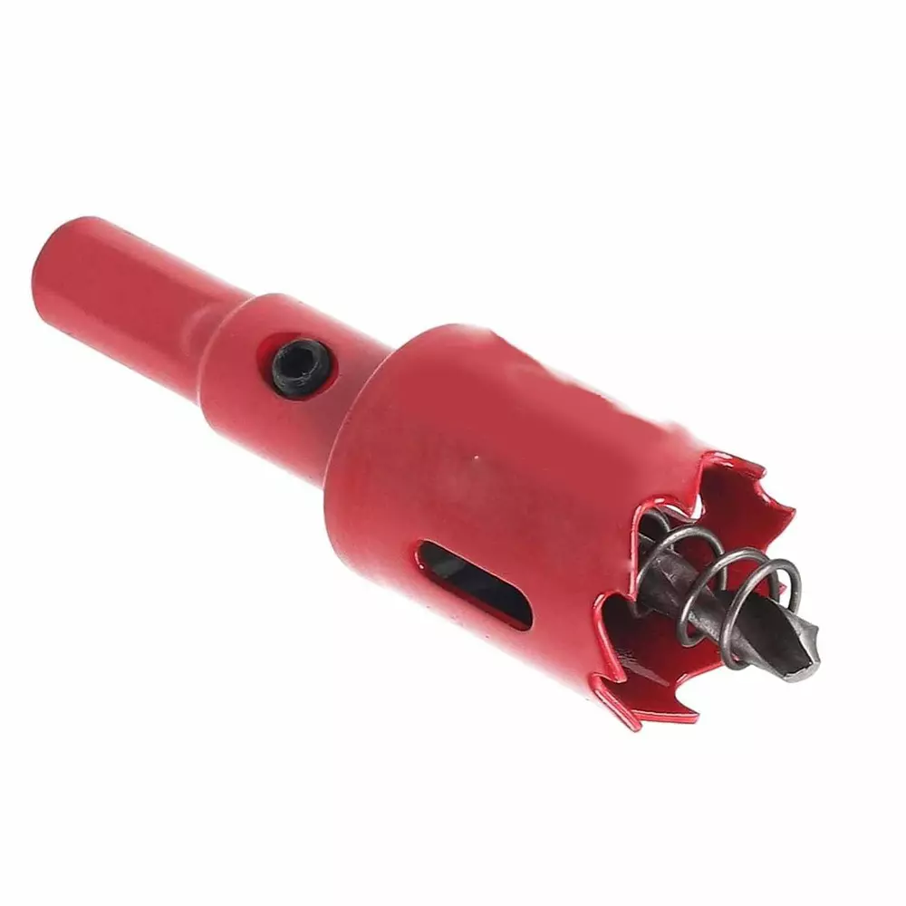 dy-tools-metal-hole-saw-cornhole-board-drill-bit-with-positive-rake-teeth-red-high-speed-steel-22-mm