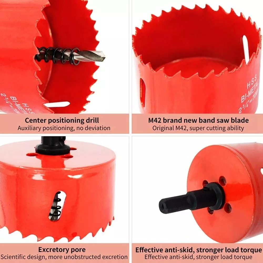 dy-tools-metal-hole-saw-drill-bit-with-arbor-red-high-speed-steel-large-95-mm