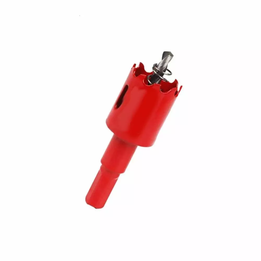 dy-tools-metal-hole-saw-with-pilot-drill-bit-red-high-speed-steel-25-mm