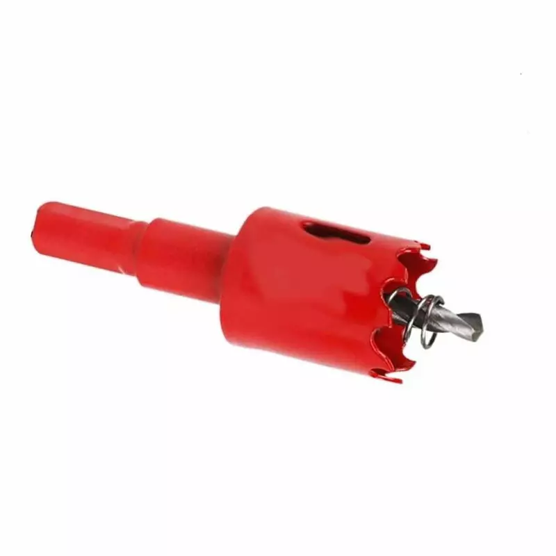 dy-tools-metal-hole-saw-with-pilot-drill-bit-red-high-speed-steel-25-mm