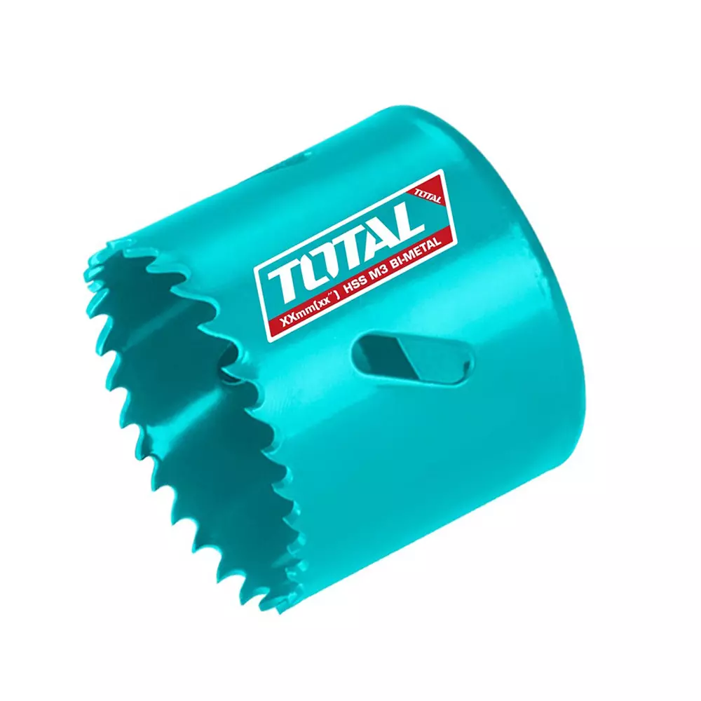 Total HSS Bi-Metal Hole Saw 46 mm (1-13/16 inch) Dia. 38 mm (1 1/2 inch) Cutting Depth, TAC410461