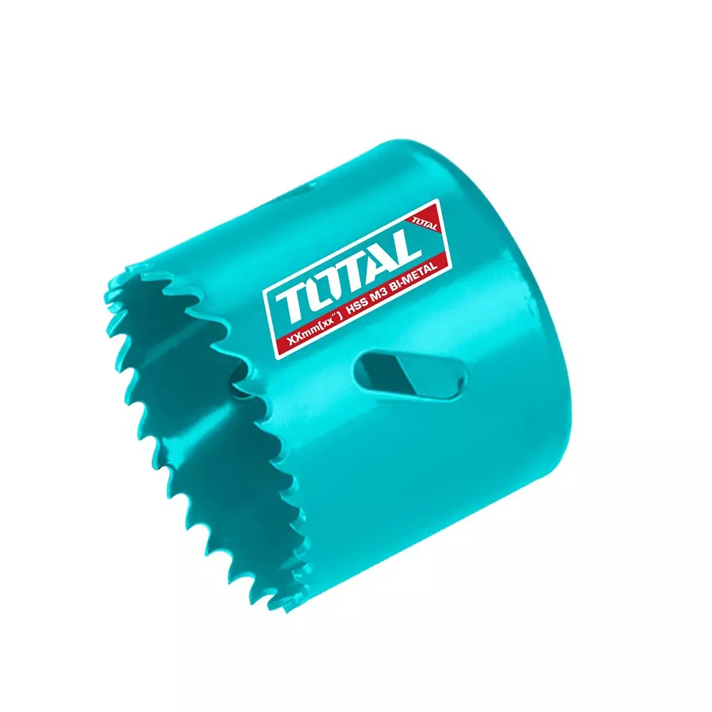 Total HSS Bi-Metal Hole Saw 64 mm (2-1-2 inch) Dia. 38 mm (1 1/2 inch) Cutting Depth, TAC410641