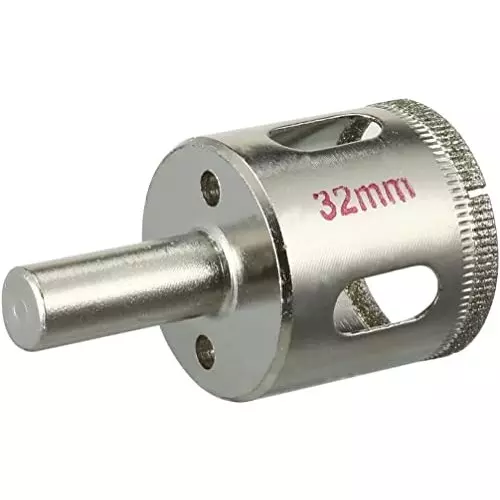 YADAV Diamond Drill Bit Hole Saw 32 mm for Glass, Ceramic & Porcelain Tiles
