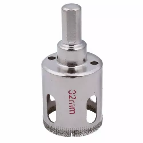 YADAV Diamond Drill Bit Hole Saw 32 mm for Glass, Ceramic & Porcelain Tiles
