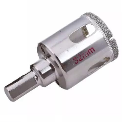 YADAV Diamond Drill Bit Hole Saw 32 mm for Glass, Ceramic & Porcelain Tiles