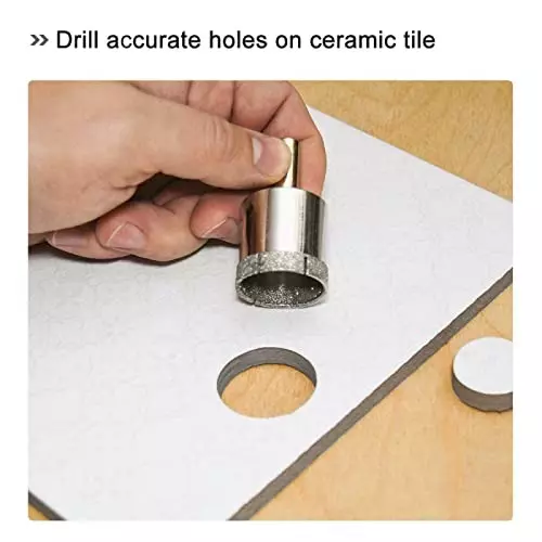 YADAV Diamond Grit Hole Saw Drill Bit 28 mm for Tile & Glass (Pack of 2)