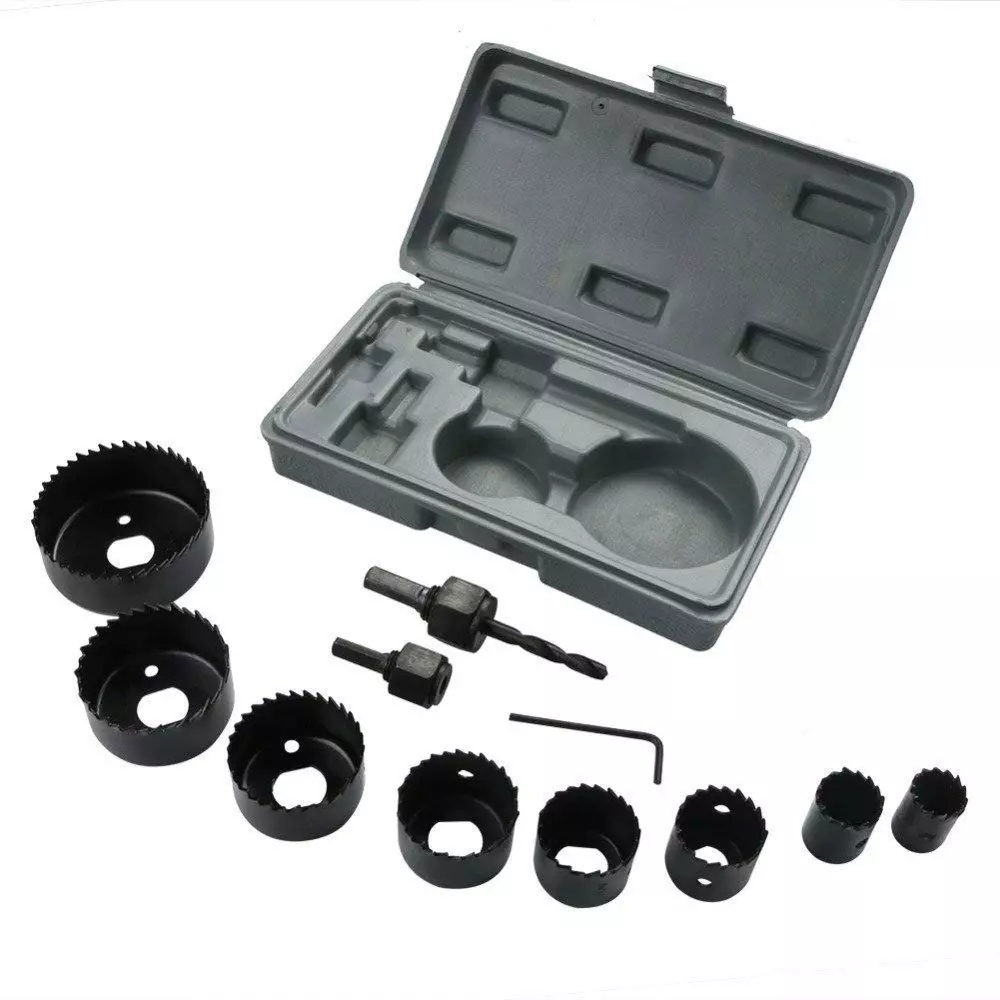 Buy GSK Corporation 11 in 1 Metal Alloys/Wood Hole Saw Cutting Set Kit