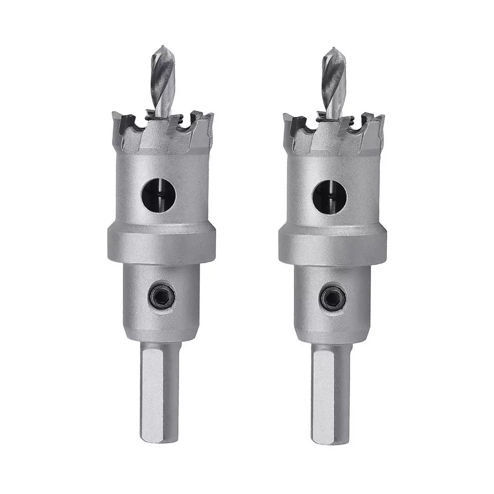 Veltrix TCT Carbide Hole Saw Drill Bit 12 mm Metal Cutter for Stainless Steel, Mild Steel, Cast Iron, Aluminum & More (Pack of 2)