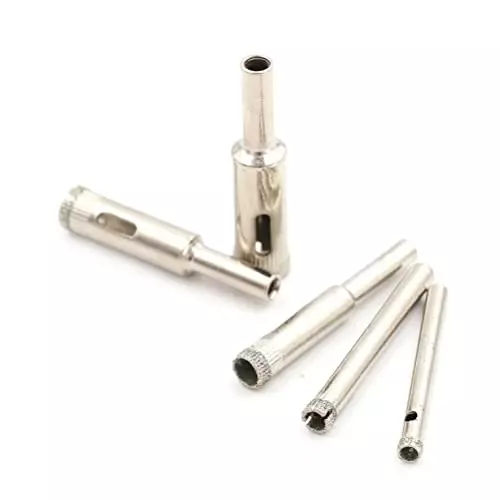 YADAV Diamond Drill Bit Hole Saw Set for Glass, Ceramic & Tile (5 mm, 6 mm, 8 mm, 10 mm, 12 mm) (Set of 5)