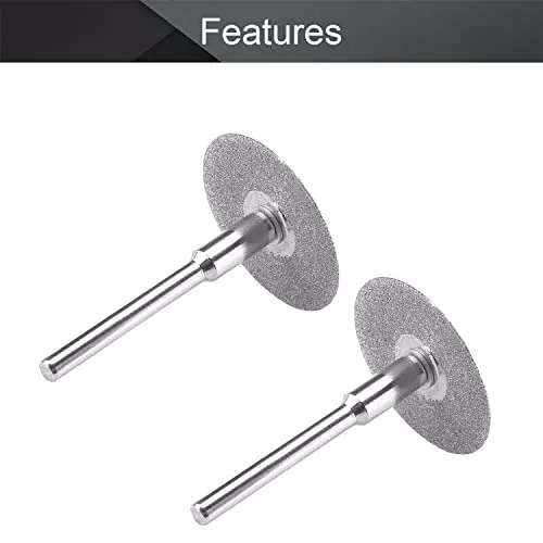 YADAV Diamond Cutting Wheel Saw Blades 25 mm 10 Pcs Cut Off Discs Set for Rotary Tool, Cutting Wood, Plastics, Laminates, Aluminium, Metals, Stones & Jade