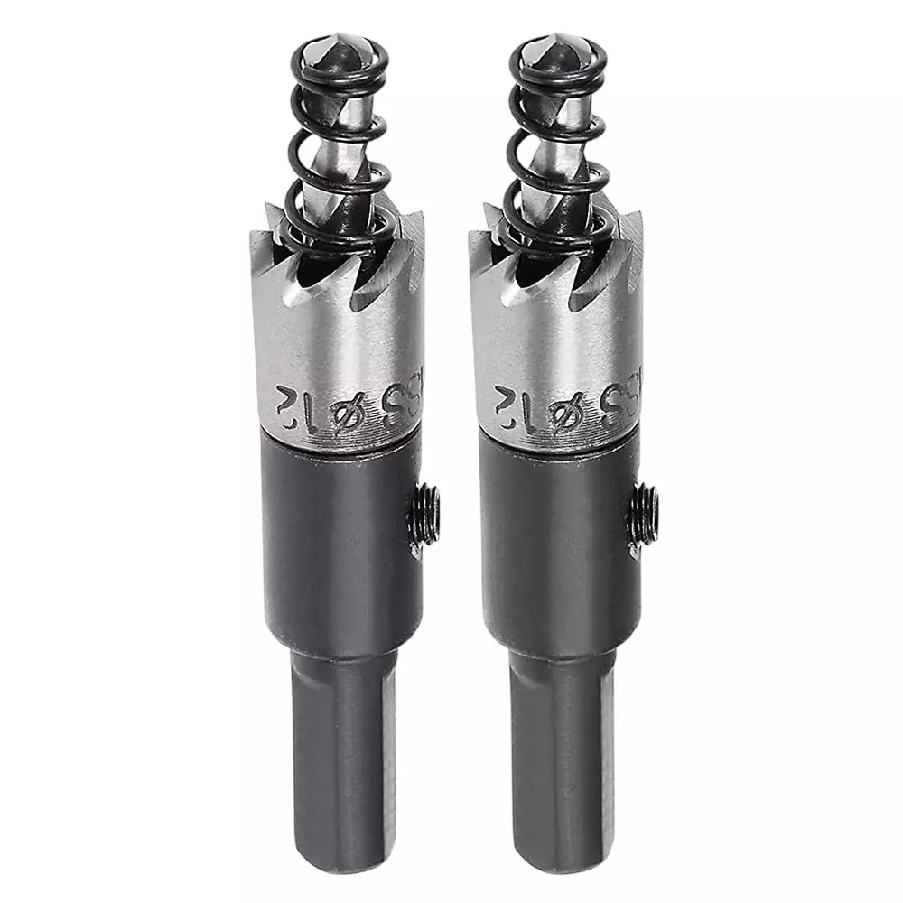 Veltrix 2 Pcs HSS Hole Saw Cutter High Speed Steel (HSS), Metal 12 mm Size