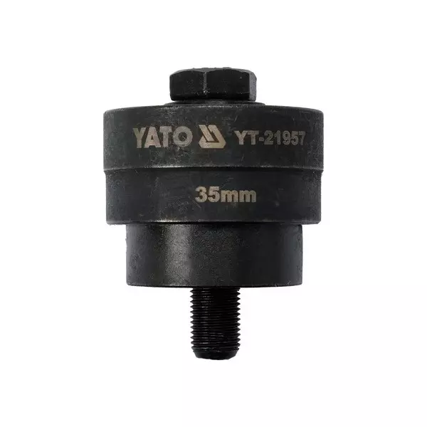 Yato 2 Blades Hole Cutter 35 mm Diameter and 48-52 HRC Hardness for Water Taps, YT-21957
