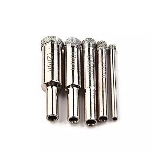 YADAV Glass & Wood Hole Saw Drill Bits (5 mm, 6 mm, 8 mm, 10 mm, 12 mm) (Set of 5)