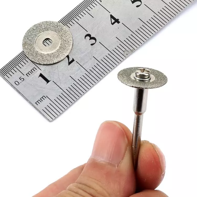 YADAV 10 Pcs Mini Diamond Cutting Discs 25 mm Rotary Tool Blades for Cutting, Sawing, Carving & Sharpening Hard Materials