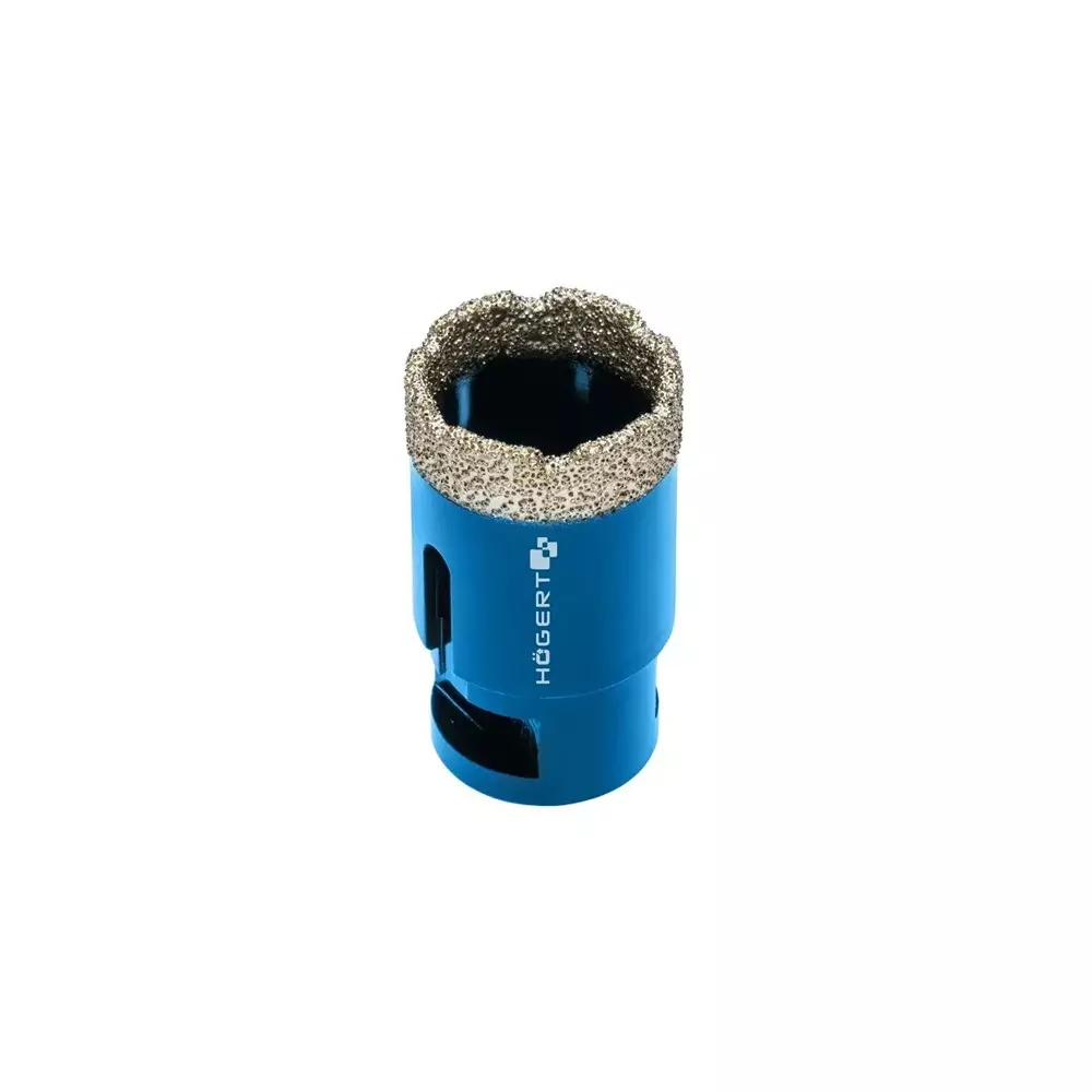 Hogert Technik Diamond Hole Saw M14 Thread Size and 75 mm Cutting Diameter, HT7D296
