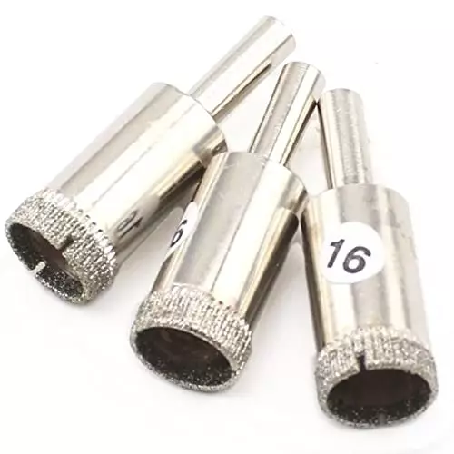 YADAV Diamond Hole Saw Drill Bit Set 16 mm for Glass, Marble, Granite & Tiles (Pack of 3)