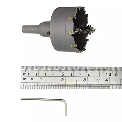 YADAV TCT Carbide Hole Saw Drill Bit 50 mm for Steel & Metal Cutting