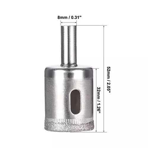YADAV Diamond Hole Saw Cutter for Glass, Ceramic Tile & Marble