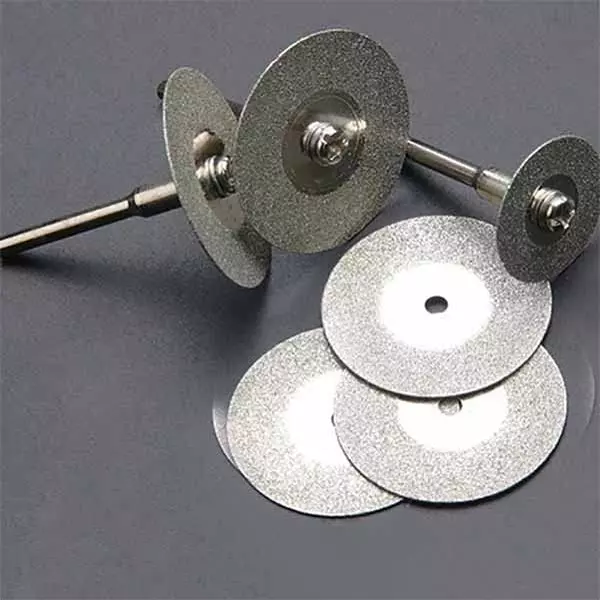 YADAV Diamond Cutting Disc Wheel 10 Pcs 25 mm Rotary Tool Blades for Cutting, Sawing, Carving & Sharpening Hard Materials, Stones & Jade
