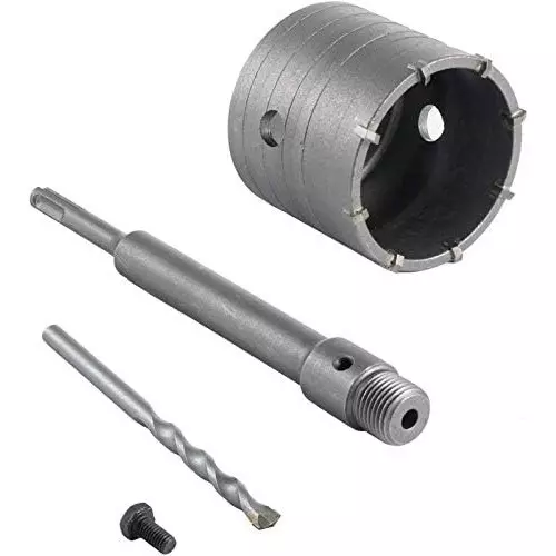 Veltrix Long Concrete Hole Saw Set Carbide SDS Plus (SDS+) Shank Type 50 x 400 mm Size