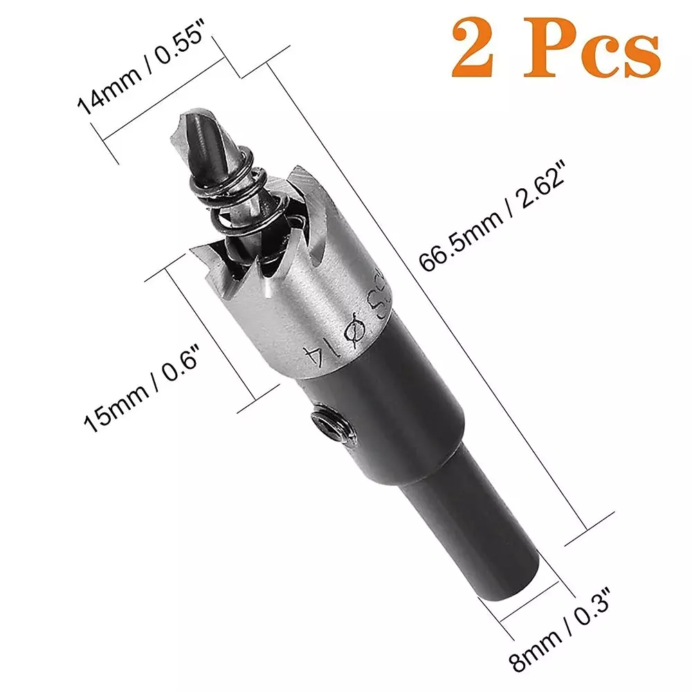 veltrix-2-pcs-hss-hole-saw-cutter-aluminum-high-speed-steel-iron-14-mm-size