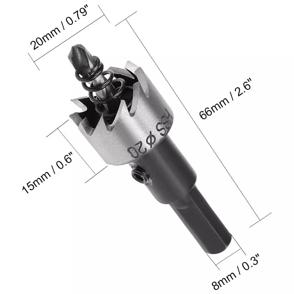 veltrix-2-pcs-hss-hole-saw-cutter-high-speed-steel-20-mm-size